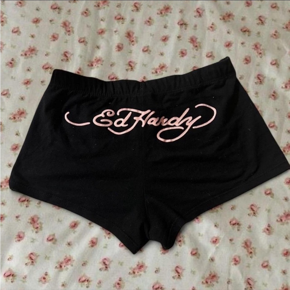 rare ed hardy x mae booty shorts ˚⊱🎀⊰˚